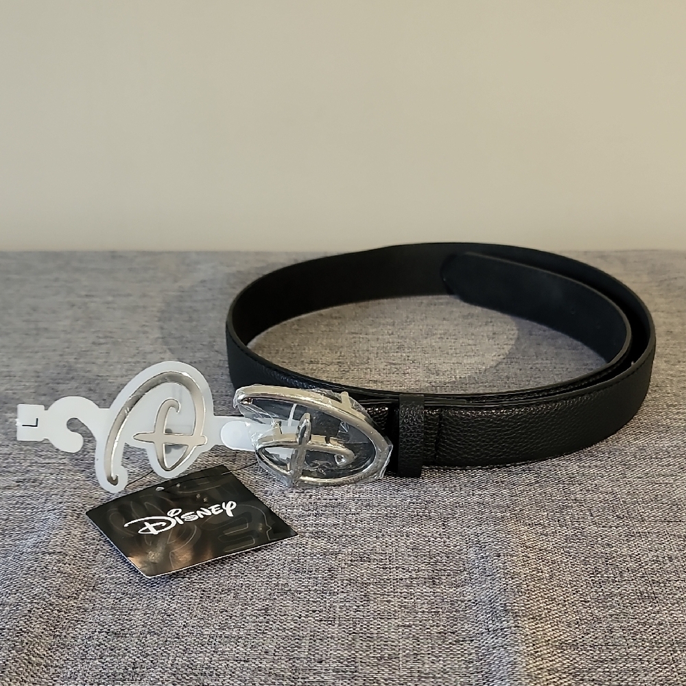 Disney Black Unisex Belt Size Large